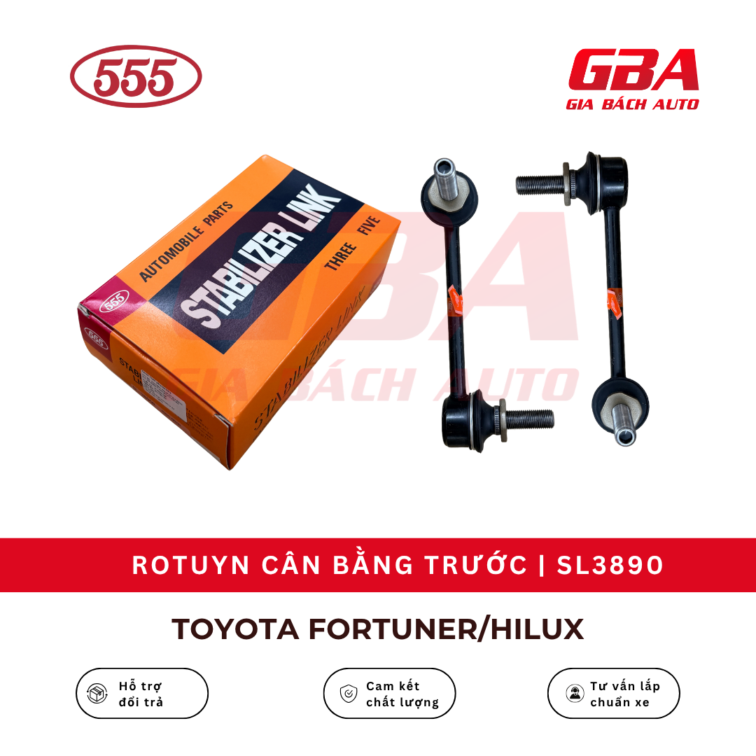Rotuyn cân bằng trước Toyota Fortuner / Hilux SL3890L/R